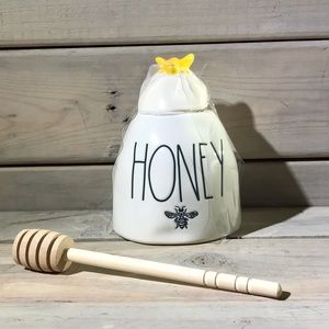 Rae Dunn HONEY BEE Honey Pot & Comb 🐝